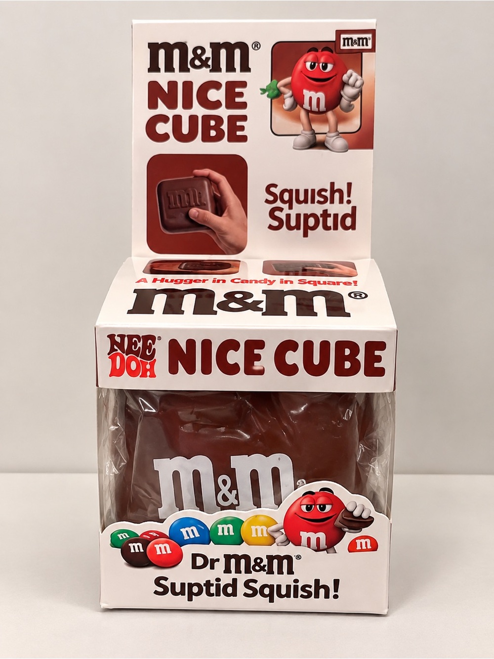 Squishy cube stress/fidget toy Chocolate
